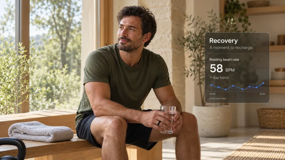 Recovery & Readiness lifestyle scene