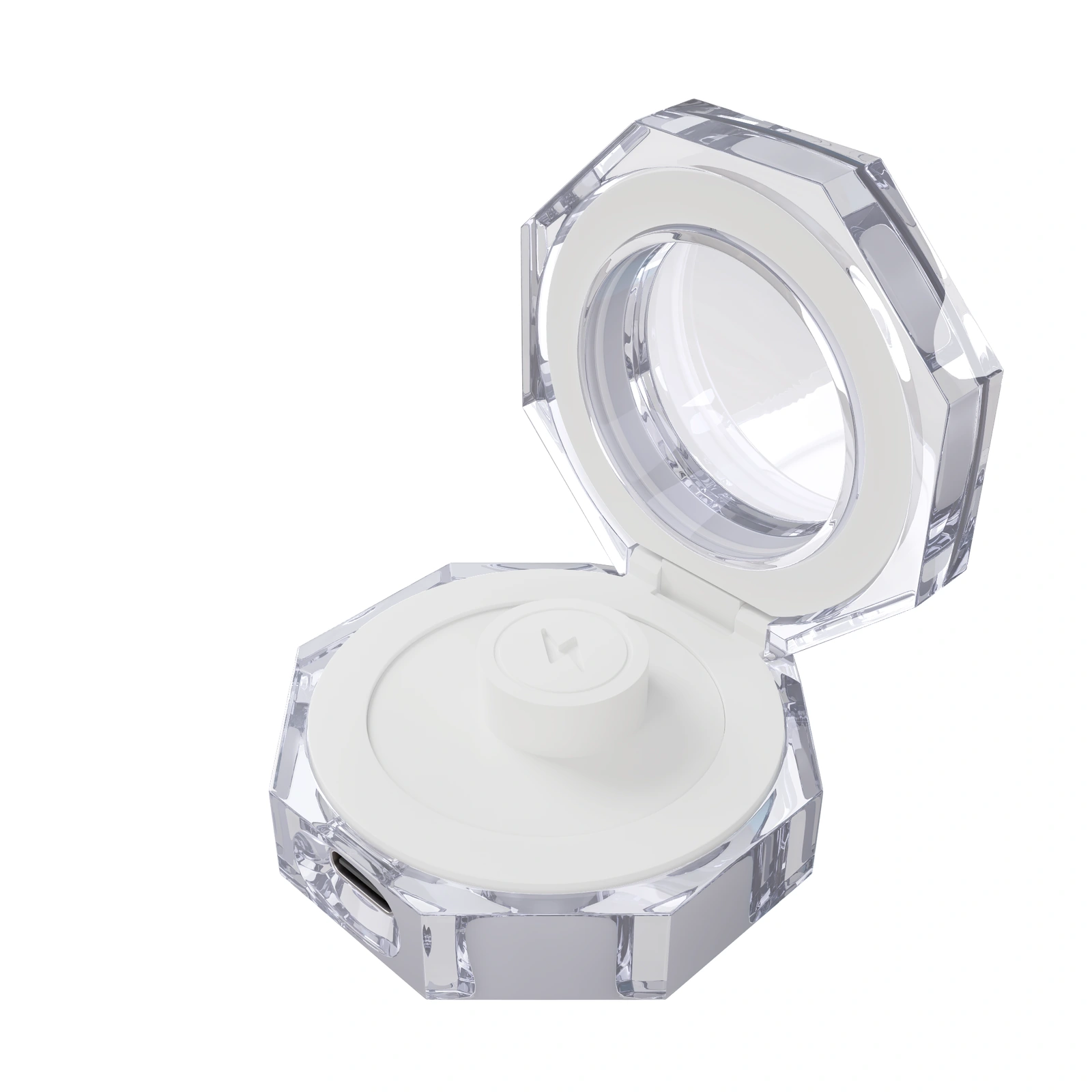 Ovelorring Smart Ring Ovelorring Smart Ring Ovelorring Smart Ring OVELOR Charging Case Octagon — smart ring image